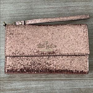 Kate Spade wristlet wallet and phone case.